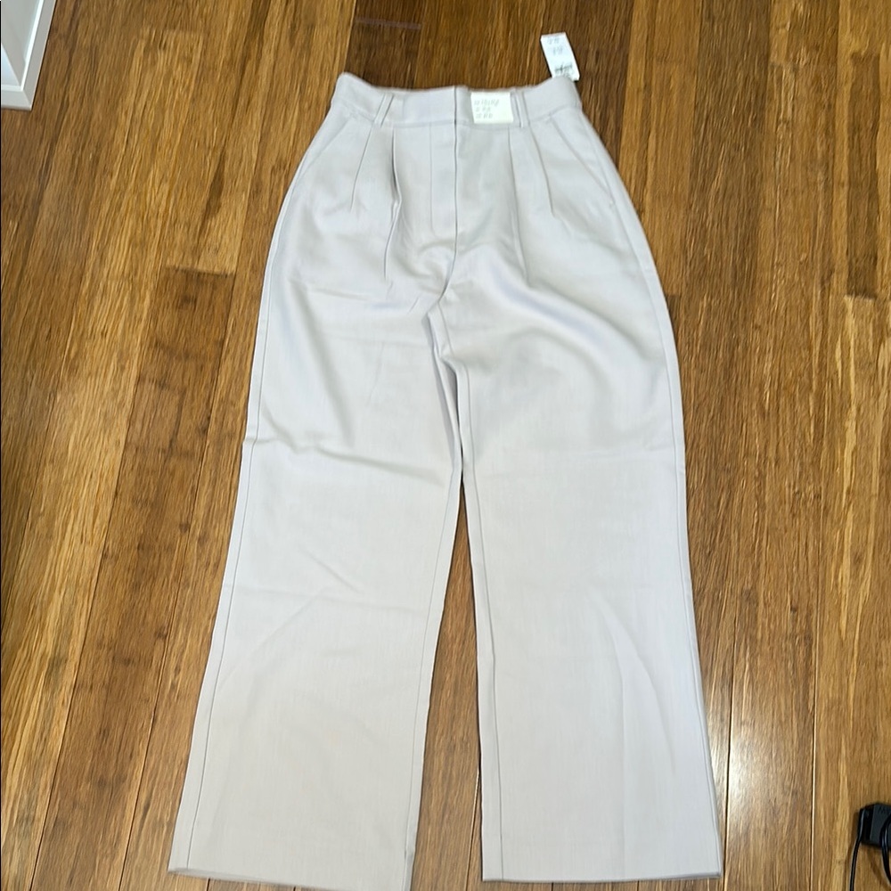 Abercrombie & Fitch Cream Wide Leg Pants NWT